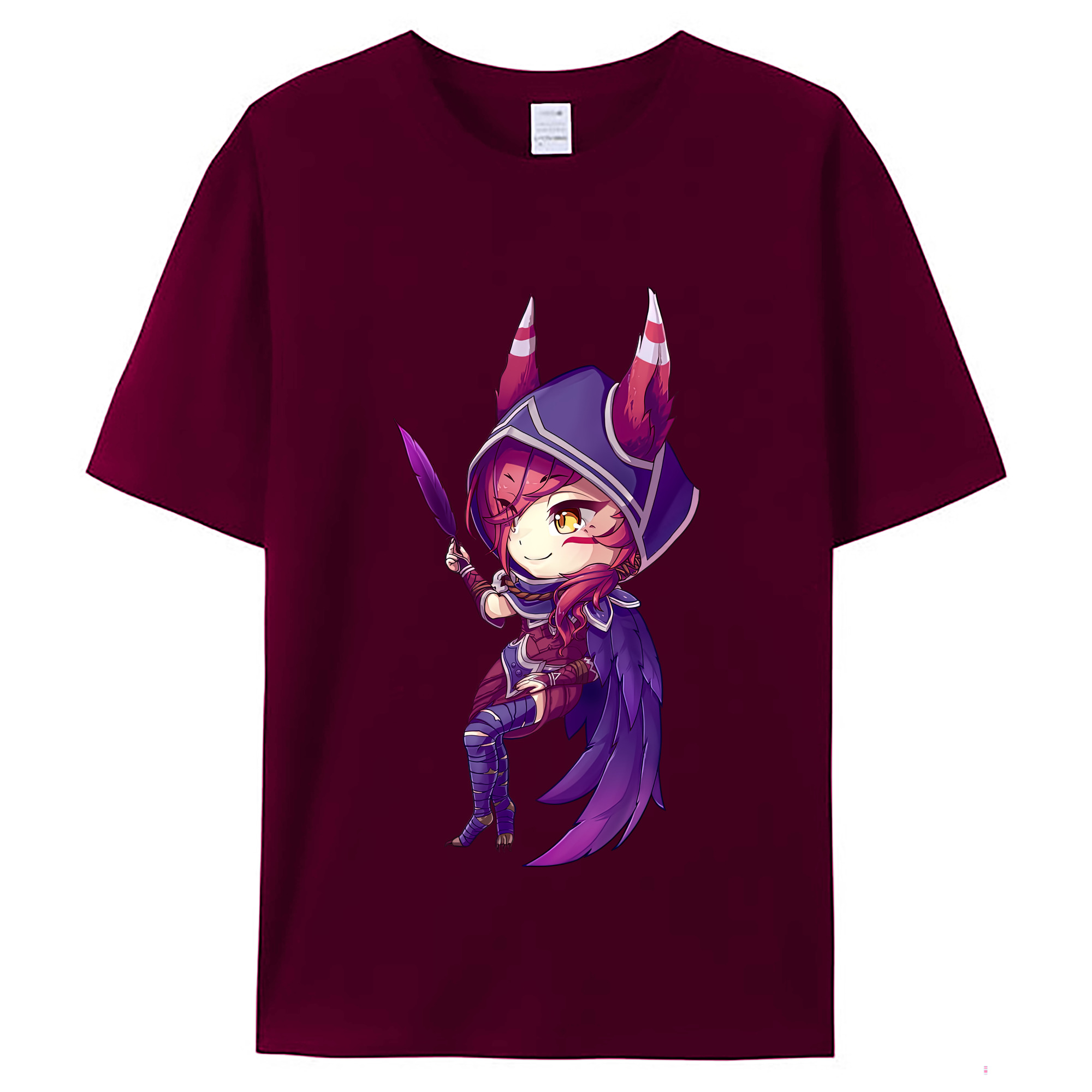 （画像用） リーグ・オブ・レジェンド League of Legends LOL レディースカジュアルプリントTシャツ（綿100％）